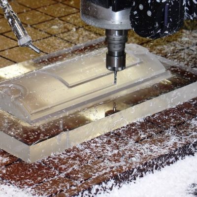 High Speed CNC Machining of Acrylic Fixture