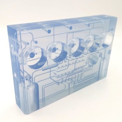 SLA microfluidic plate