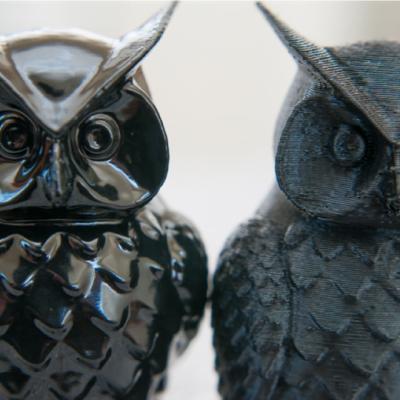 Acetone vapour effect on ABS. Credit: John Lewis, CC BY-SA 4.0, via Wikimedia Commons