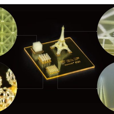 micro structures printed using BMF S230 2µm