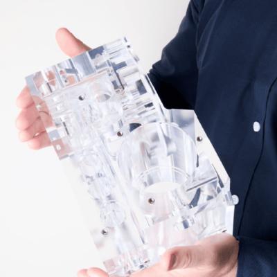 CNC milled plastic component production prototype projects