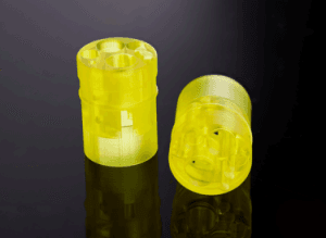 Medical 3D printing example: BMF MED biocompatible resin components with translucent finish for medtech applications