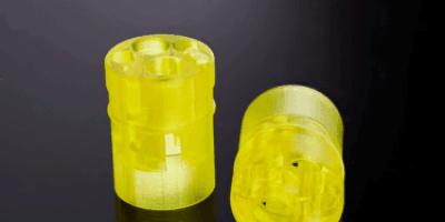 Medical 3D printing example: BMF MED biocompatible resin components with translucent finish for medtech applications