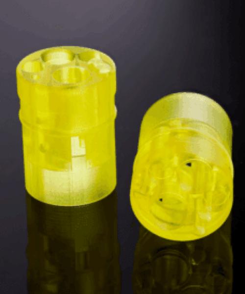 Medical 3D printing example: BMF MED biocompatible resin components with translucent finish for medtech applications